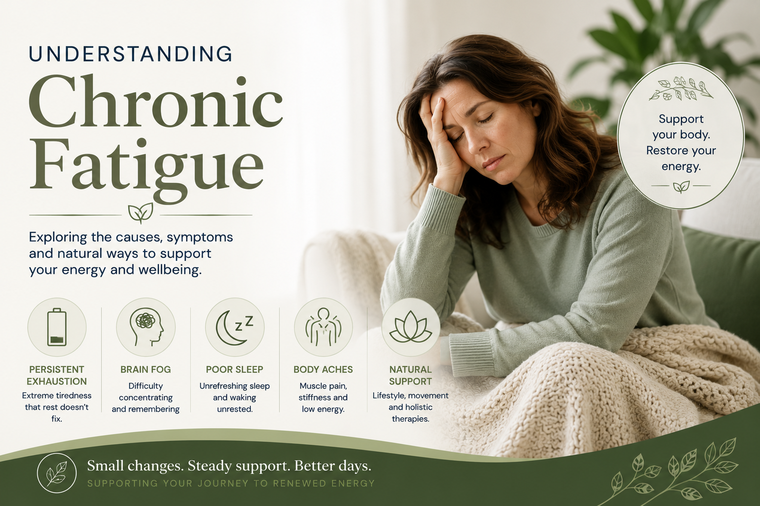 Understanding Chronic Fatigue: Symptoms, Causes and Ways to Support Recovery